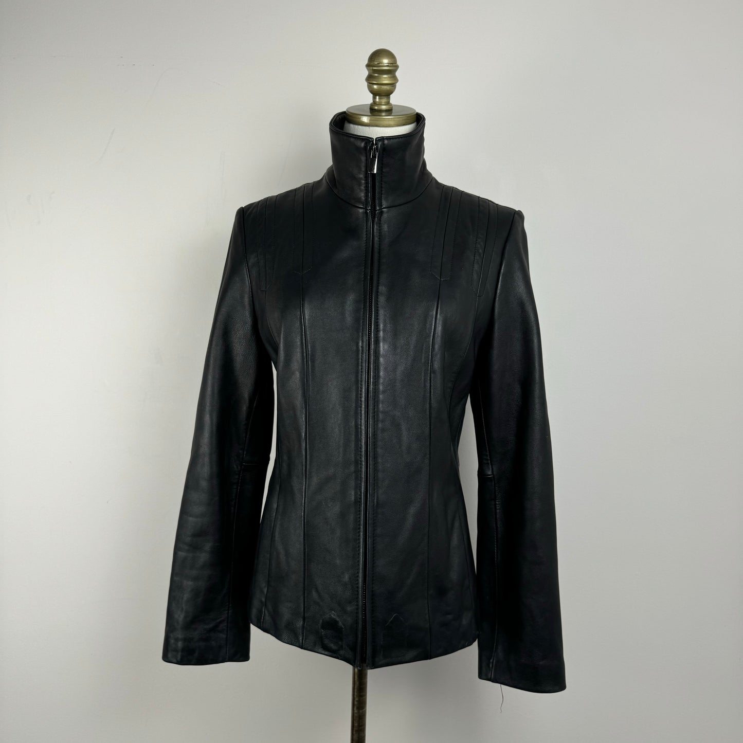 Vintage Black Leather Jacket