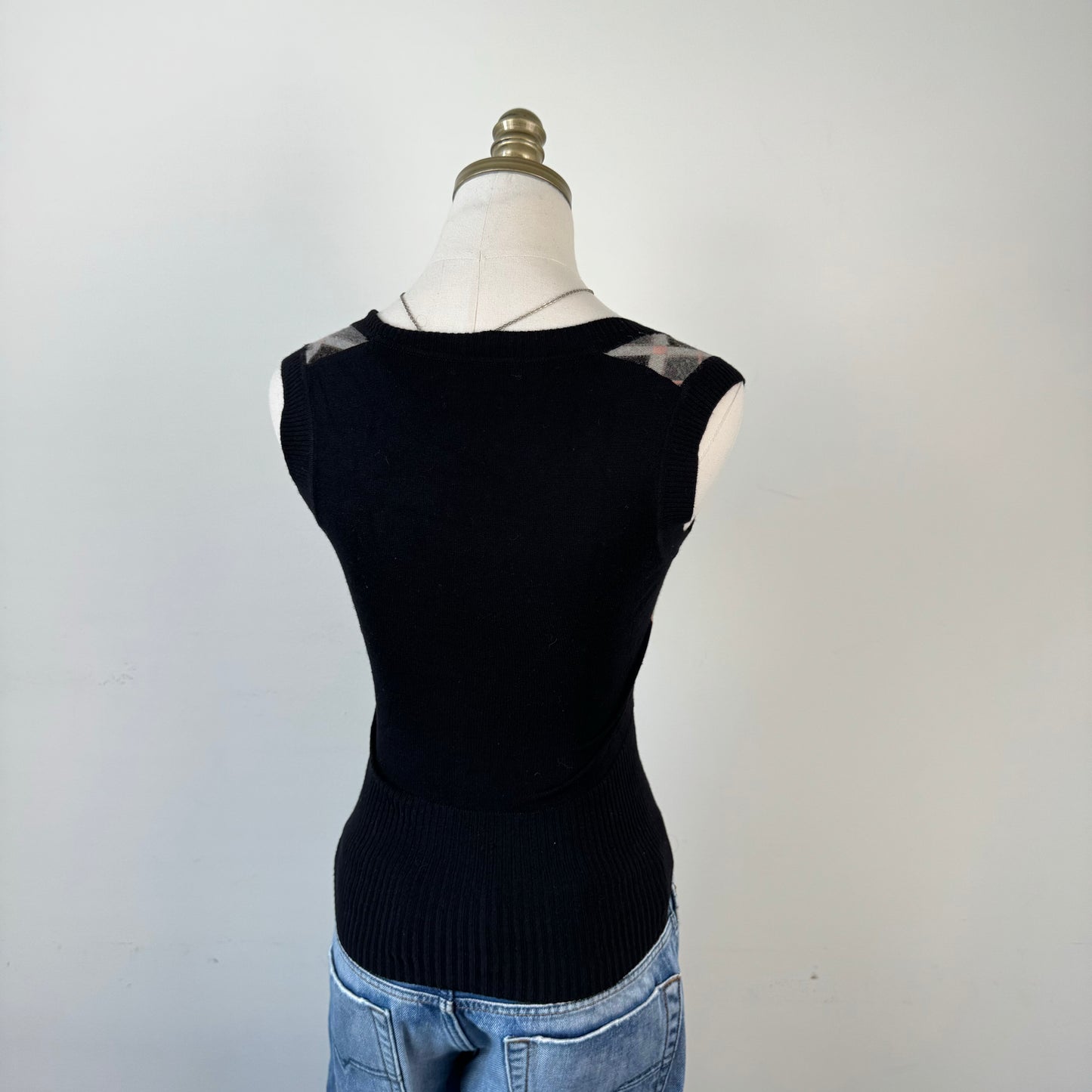 Argyle Fitted Vest Top