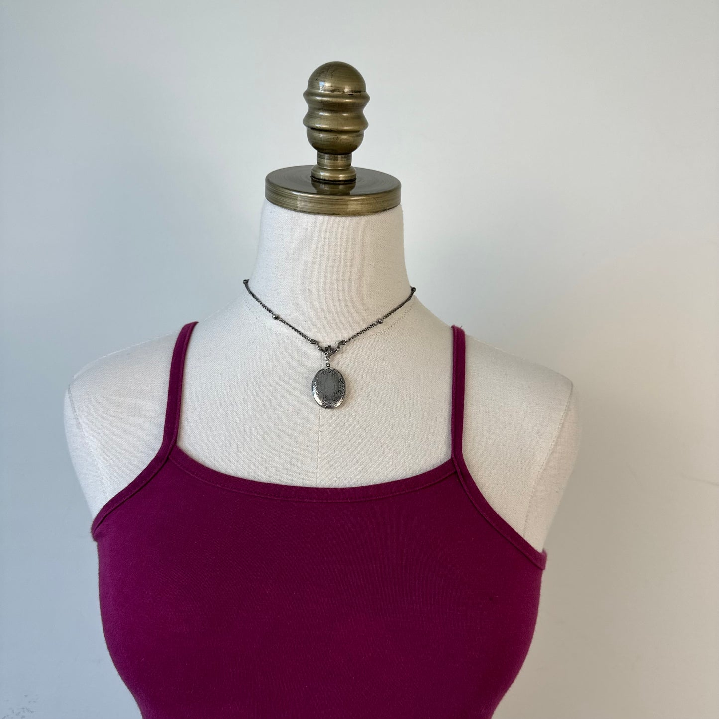 90s Nevada Burgundy Pink Cotton Spandex Tank Top