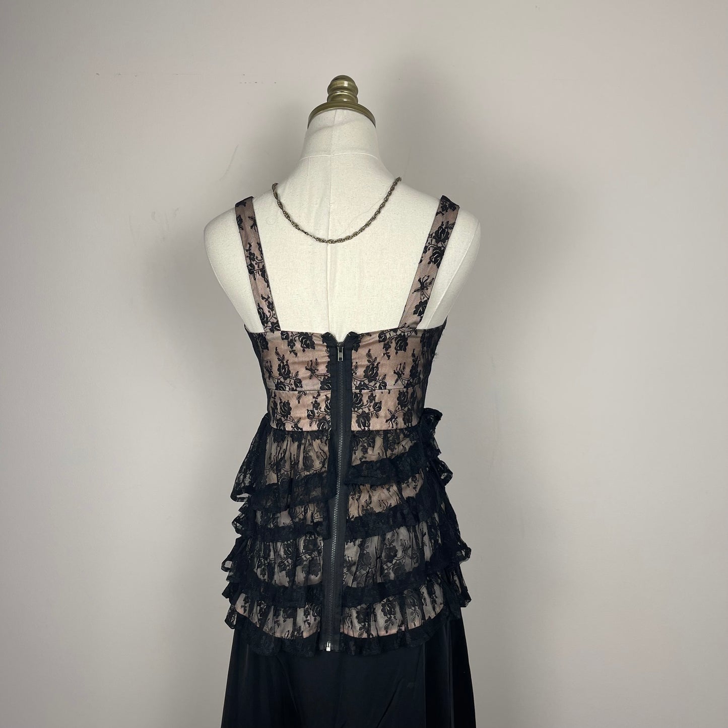 Vintage Layered Lace Bustier Top