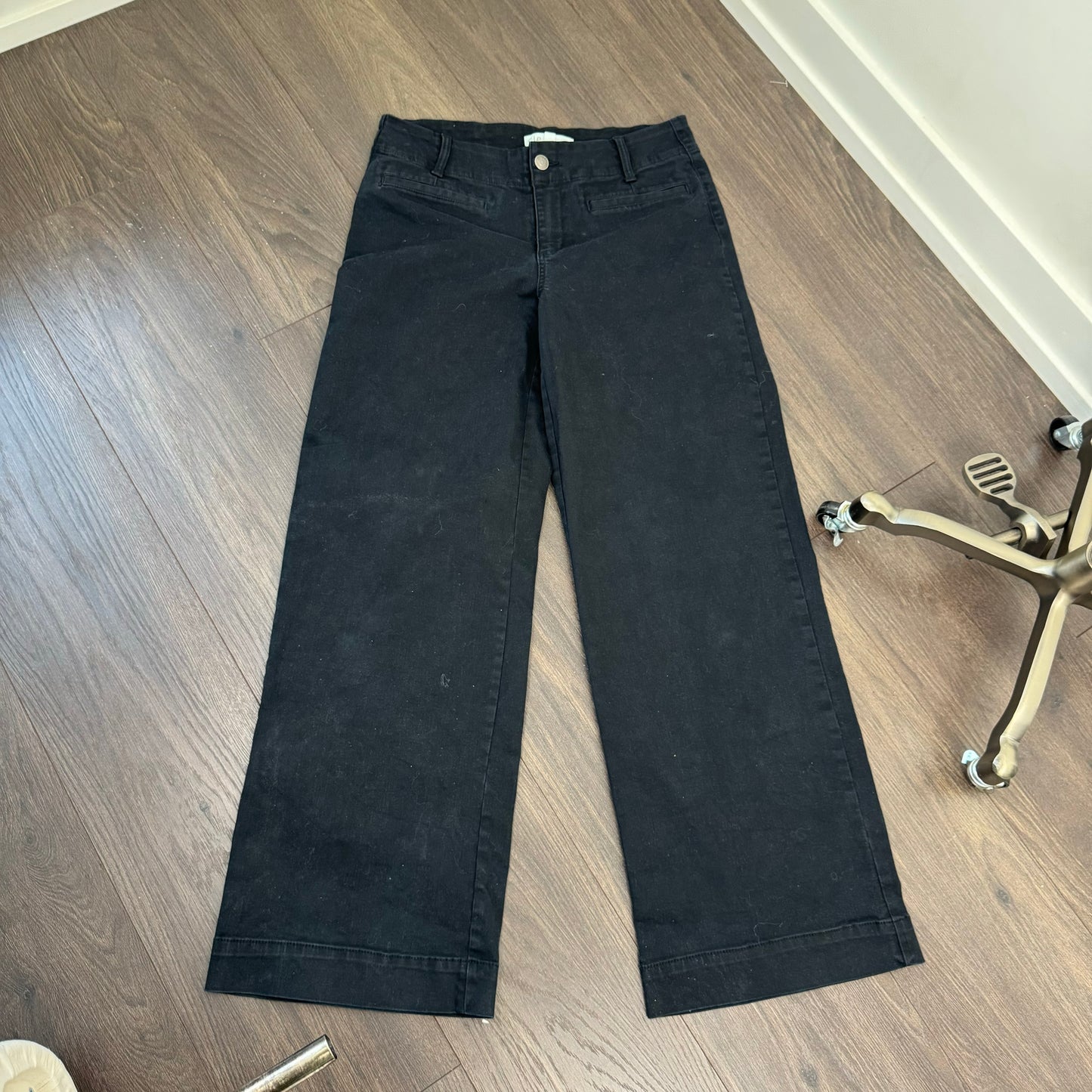 Black Flared Trousers