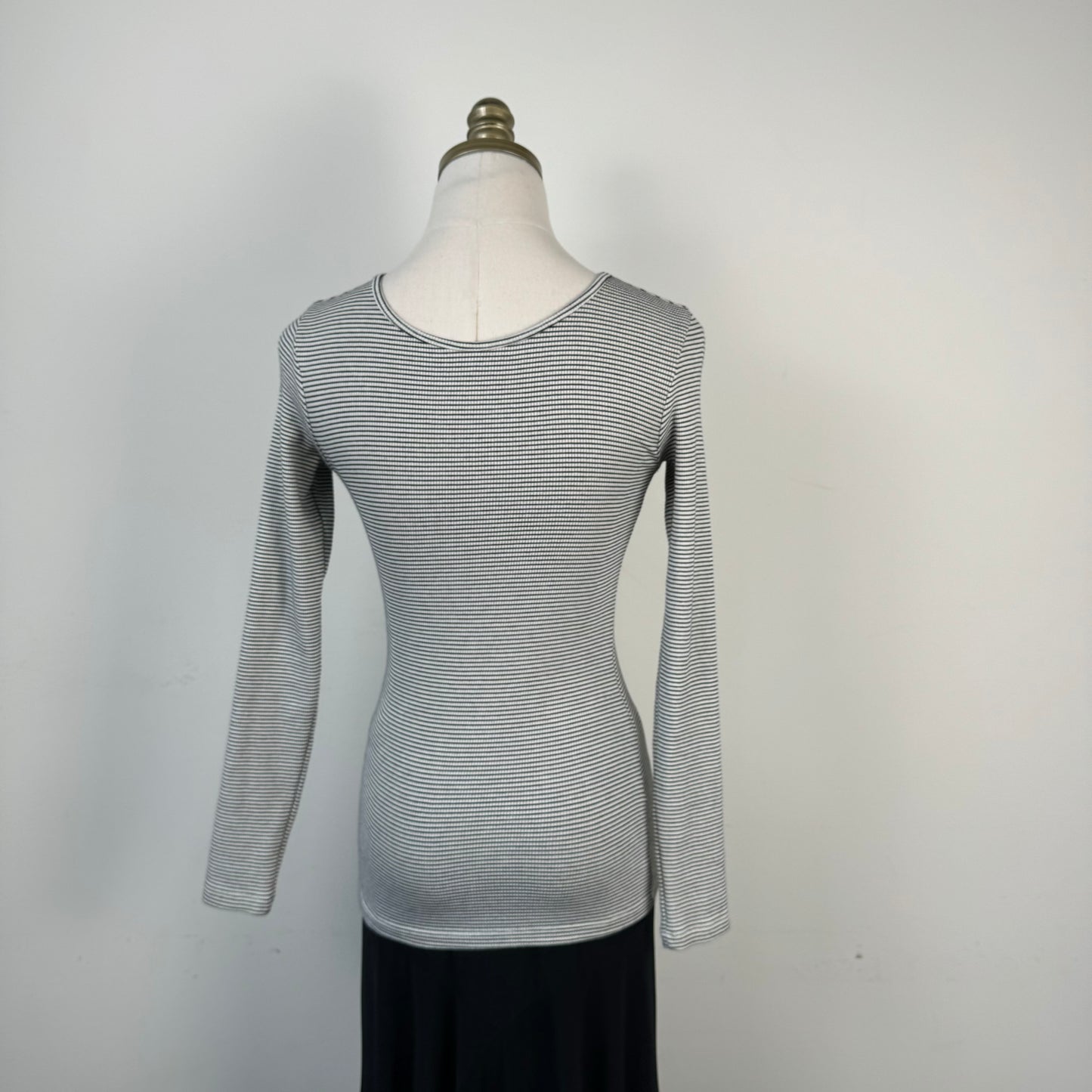 Fitted High Neck Long Sleeve Top