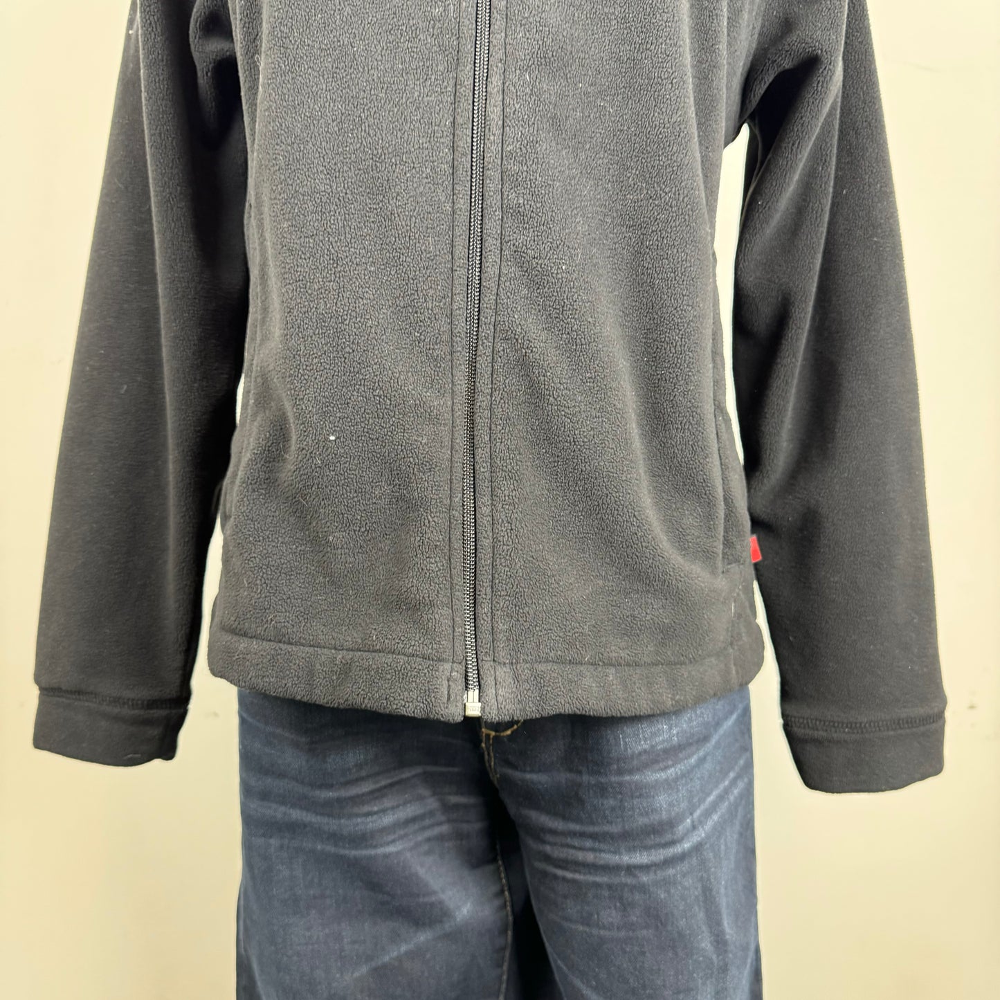 Woolrich Black Fleece Zip Up Jacket