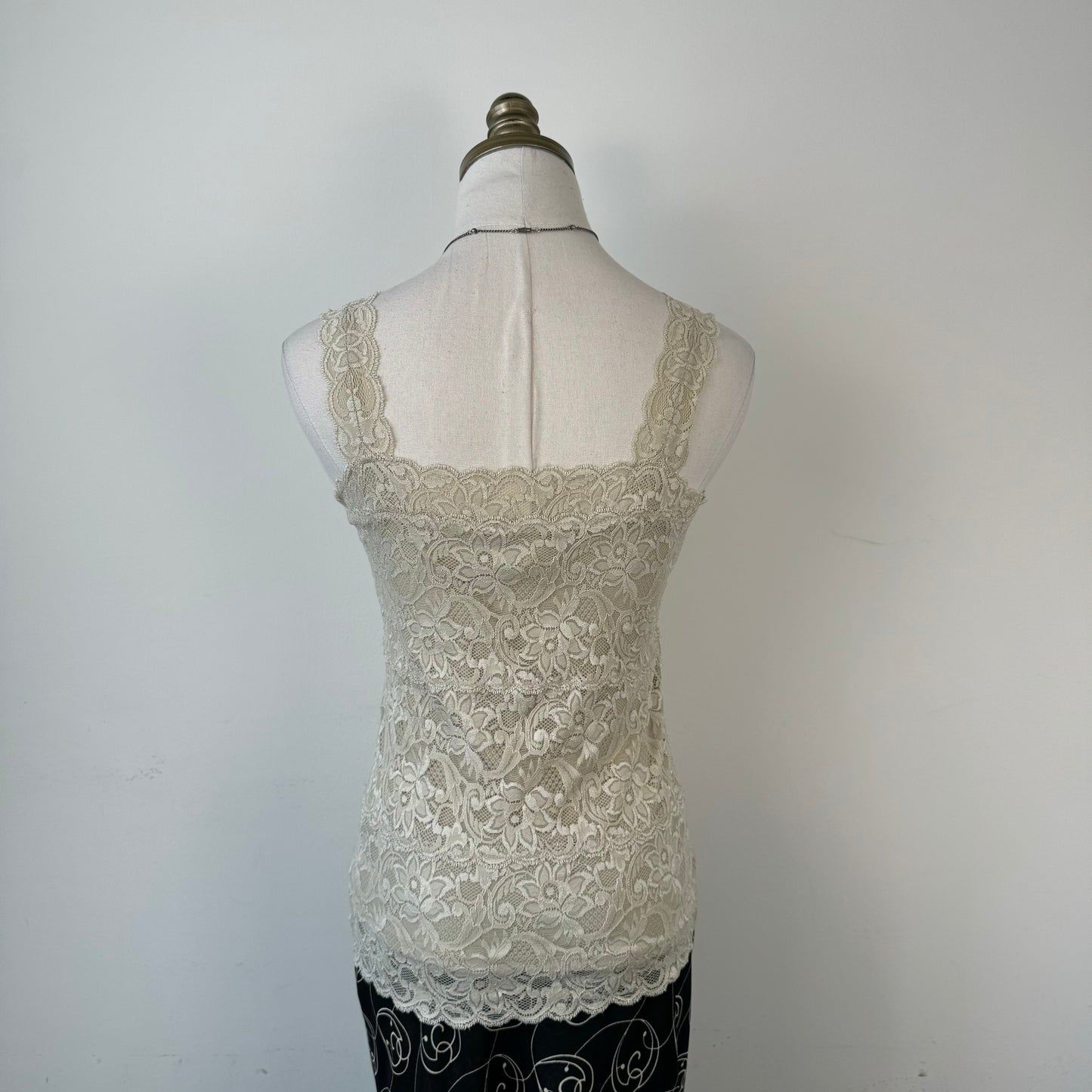 Beige Lace Top