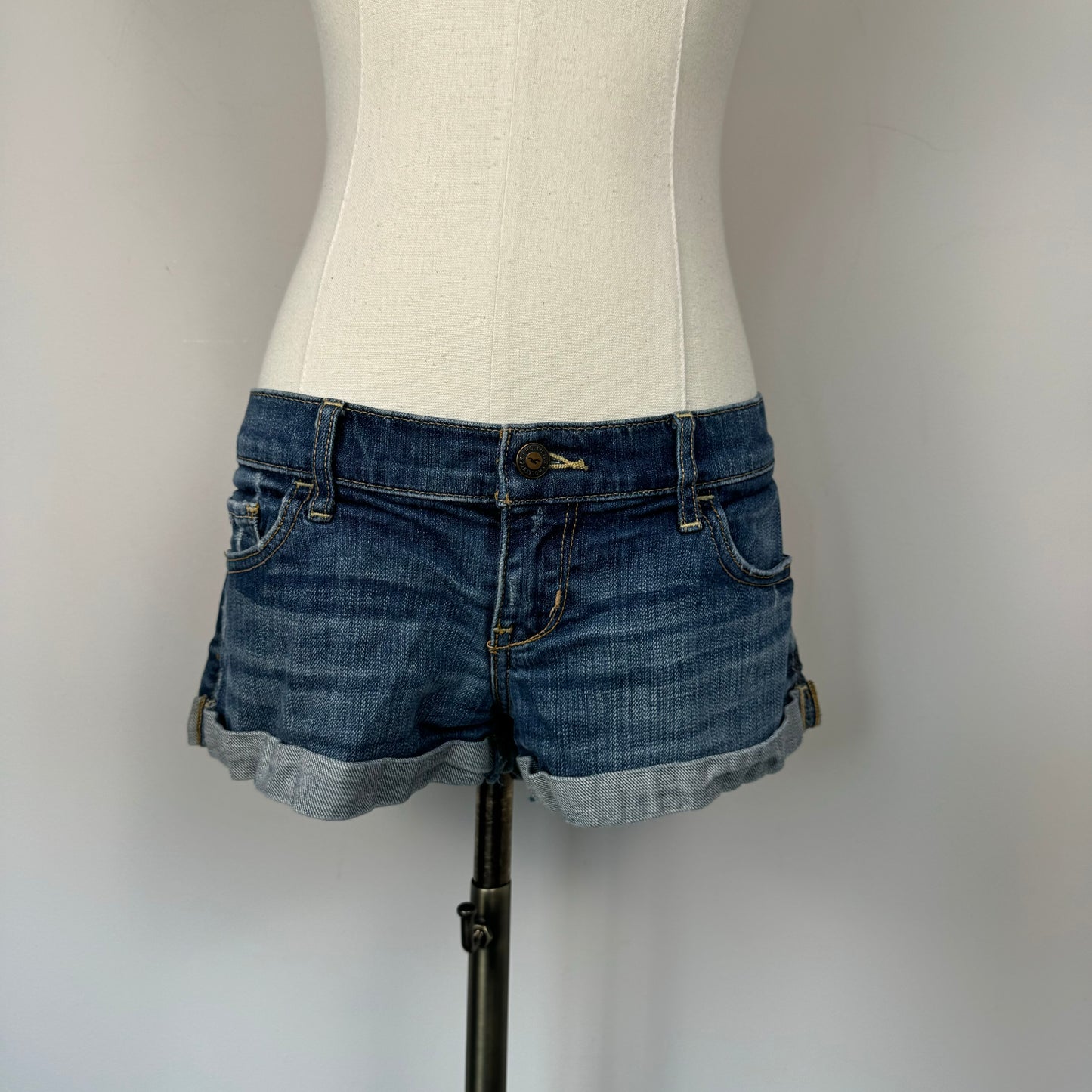 Y2K Micro Mini Denim Shorts