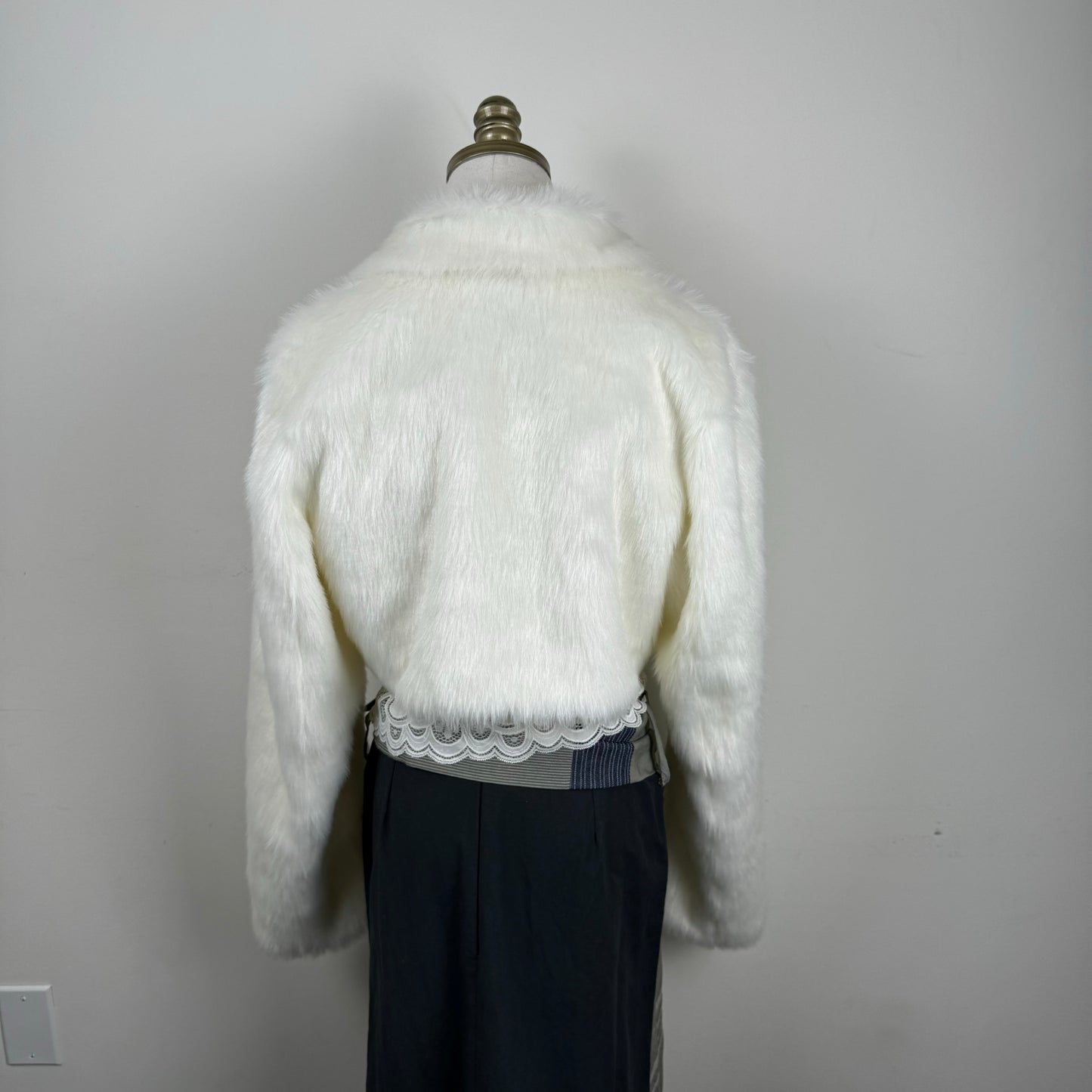 White Fur Shawl