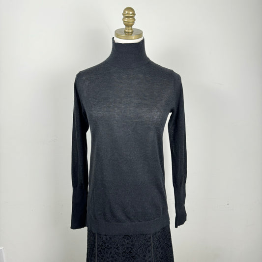 Dark Grey Turtleneck Sweater