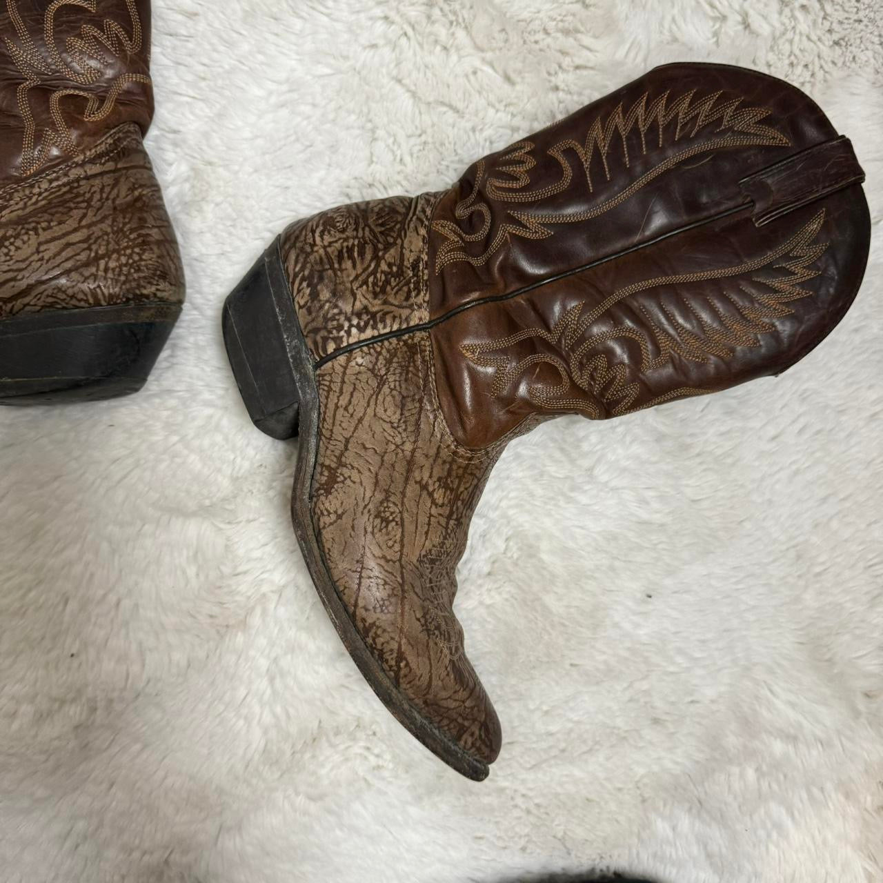 Vintage Boulet Cowboy Boots