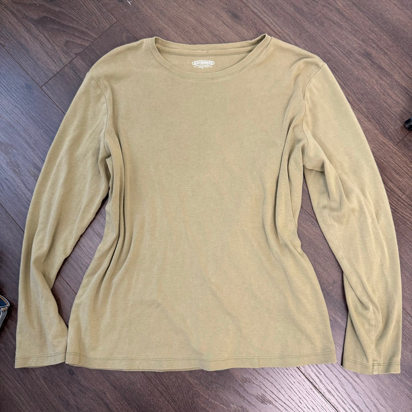 Sage Green Long Sleeve Knit Top
