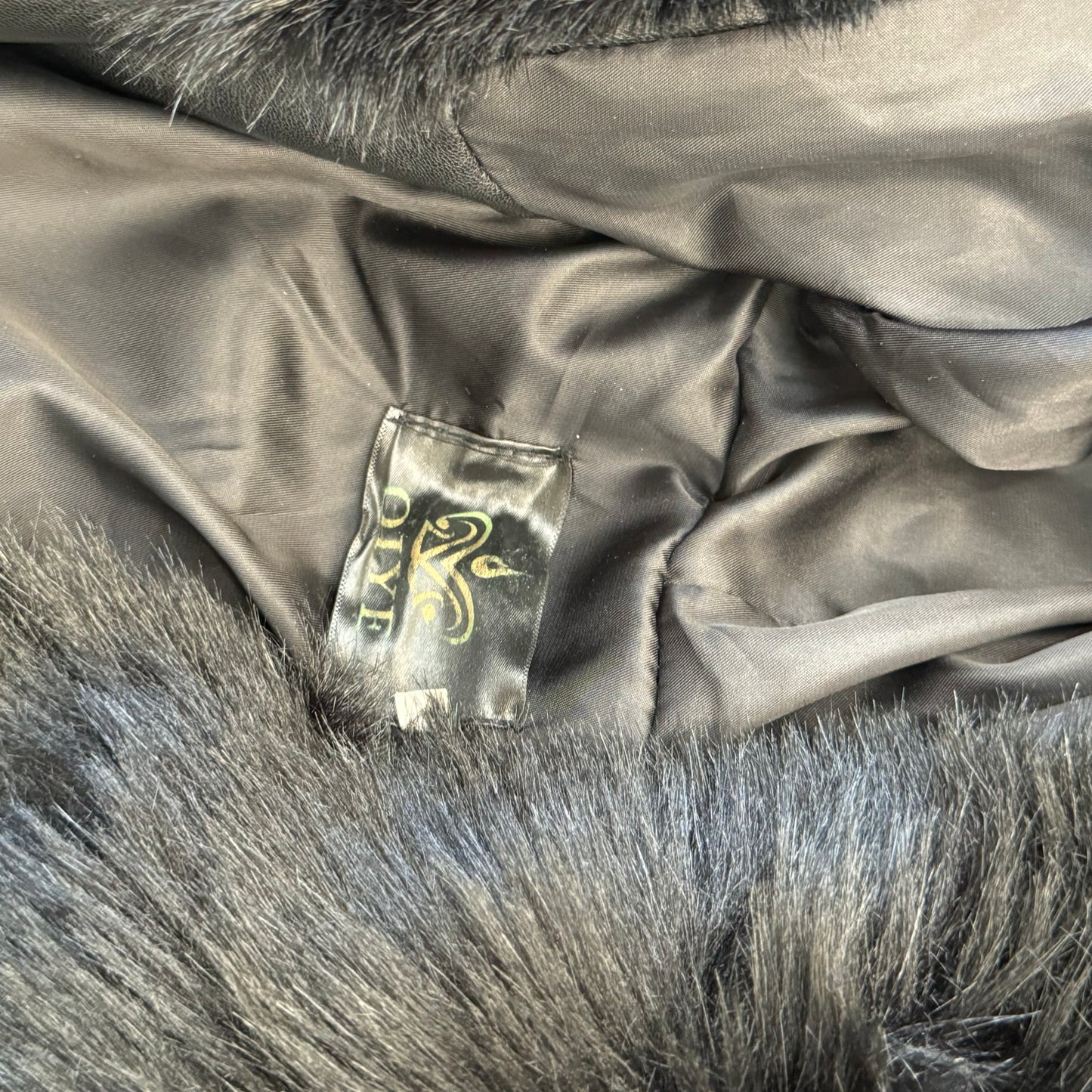 Black Faux Fur Cropped Jacket