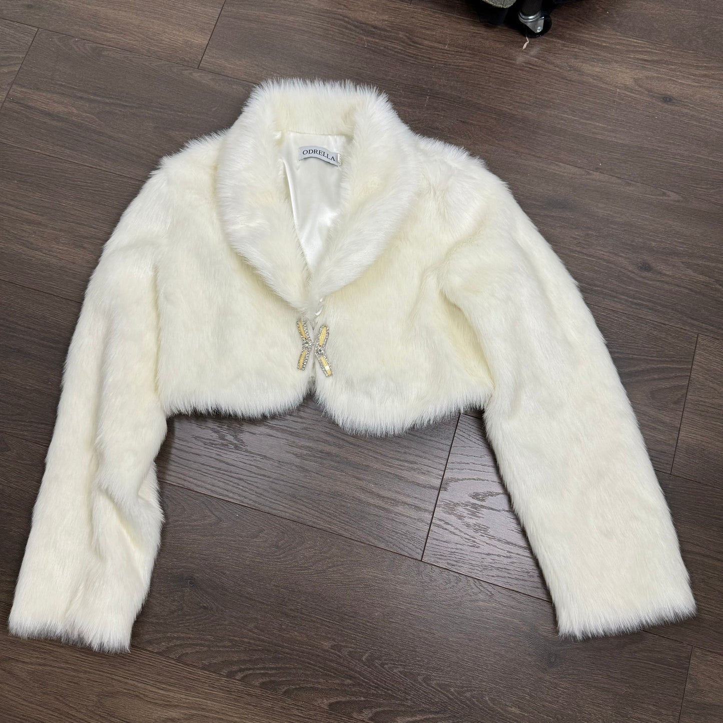 White Fur Shawl