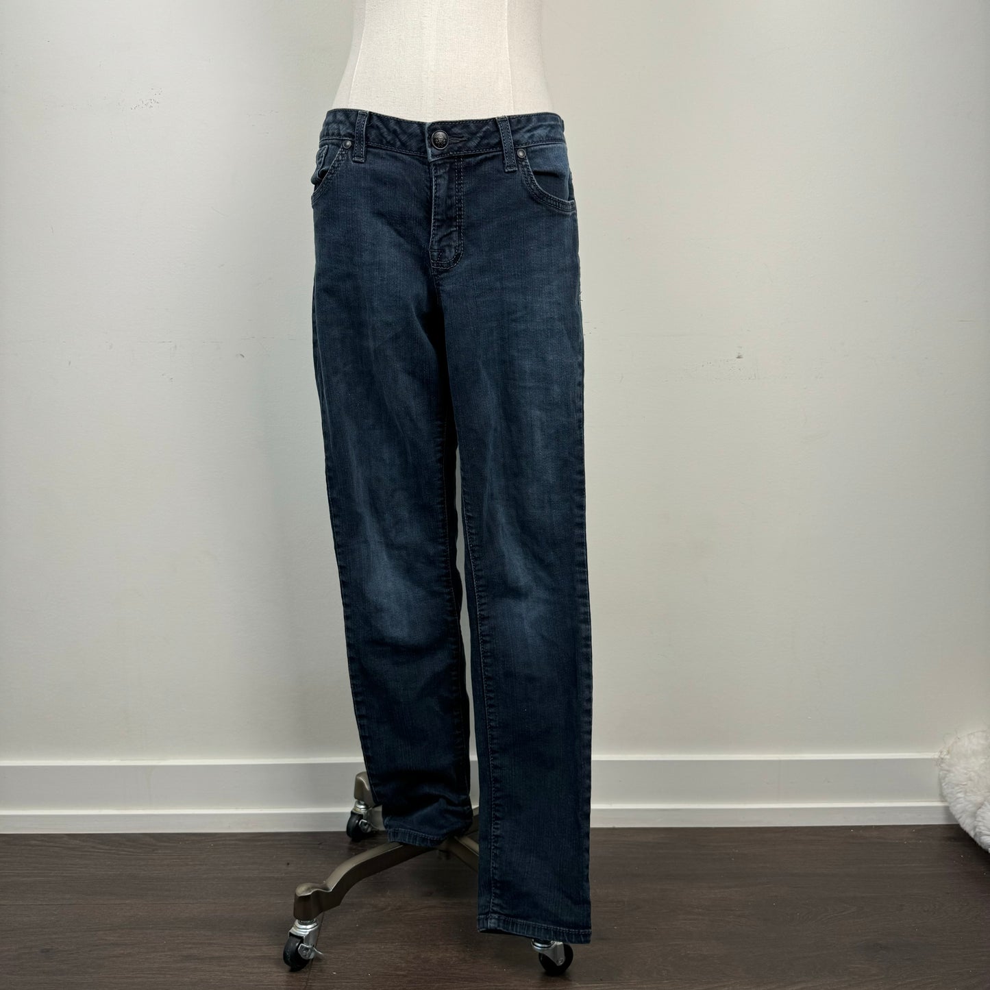 Dark Wash Low Rise Skinny Jeans