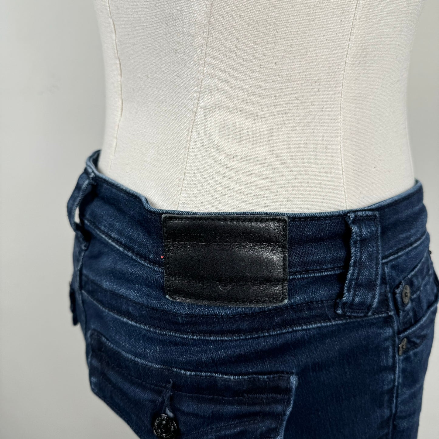 True Religion Dark Wash Bootcut Jeans