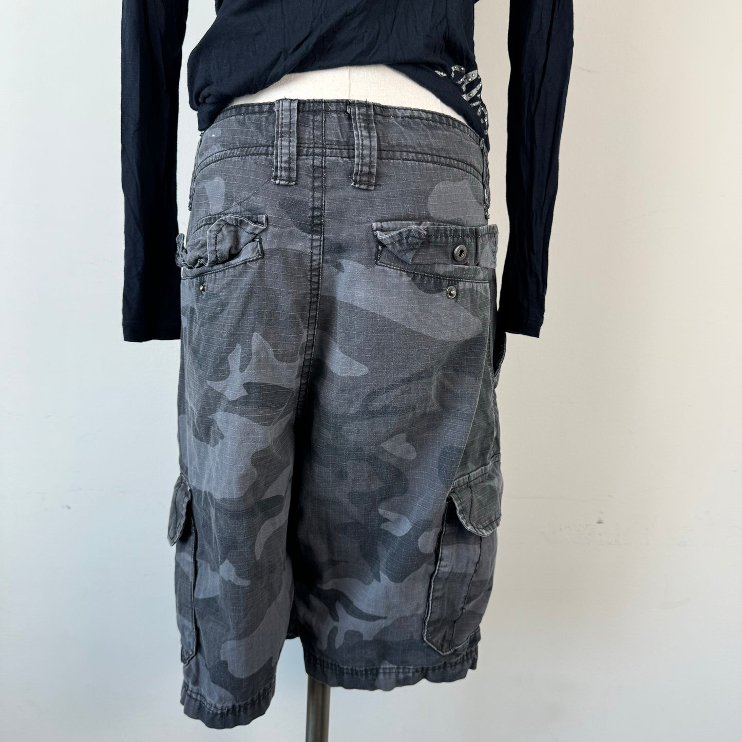 Camo Cargo Bermuda Shorts