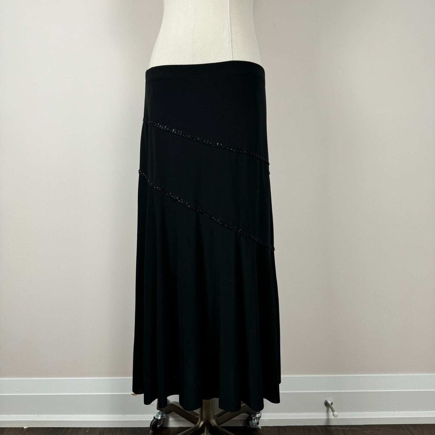 Black Flowy Maxi Skirt