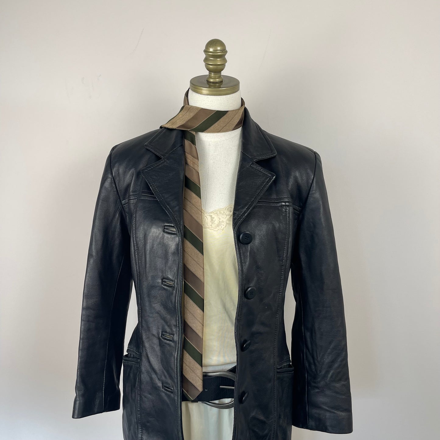 Vintage Danier Black Leather Jacket