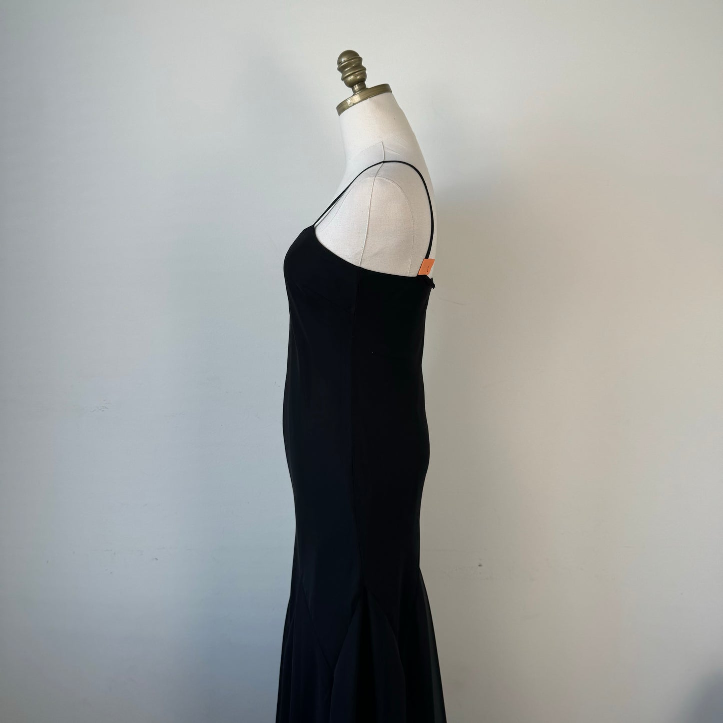 Vintage Black Fairy Ruffled Hem Dress