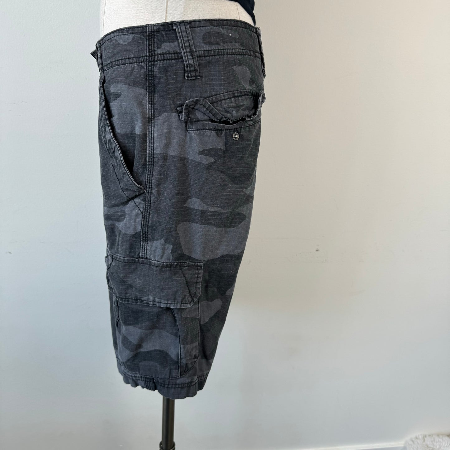 Camo Cargo Bermuda Shorts