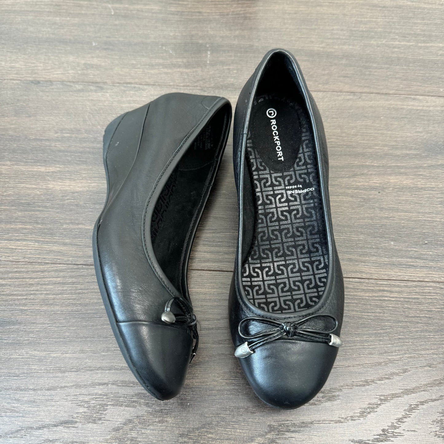 Black Ballet Wedge Heels (US Womens 6)
