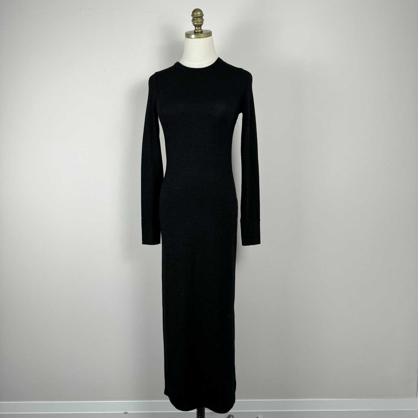 French Connection Black Knit Maxi Dress