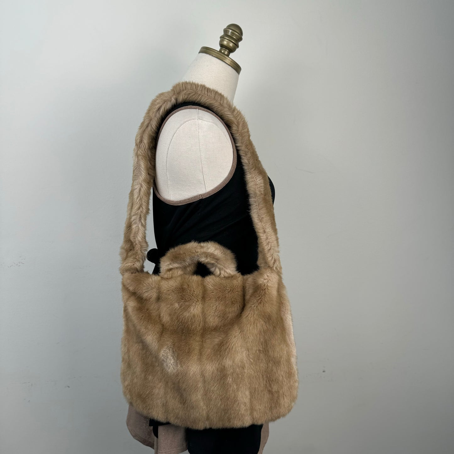 Faux Fur Shoulder Bag