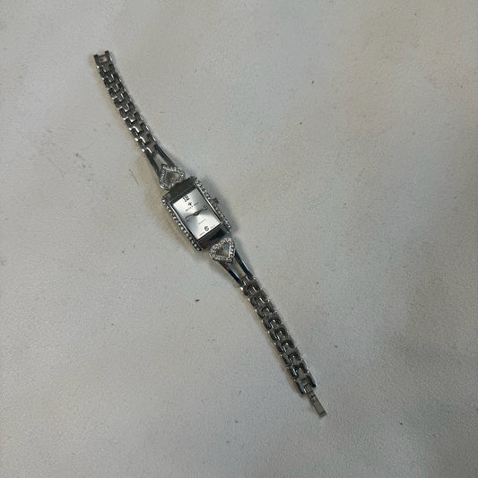 Vintage Silver Rectangular Watch