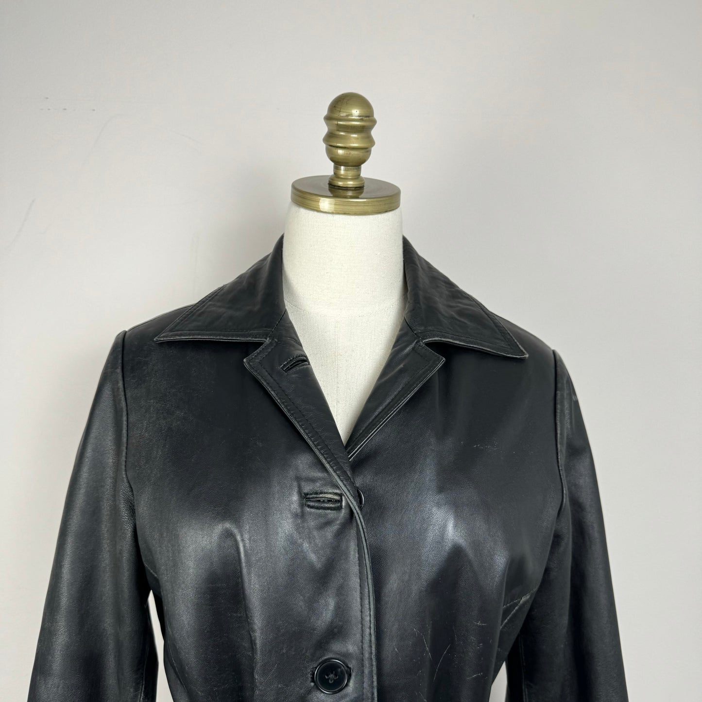 Vintage Danier Long Leather Jacket