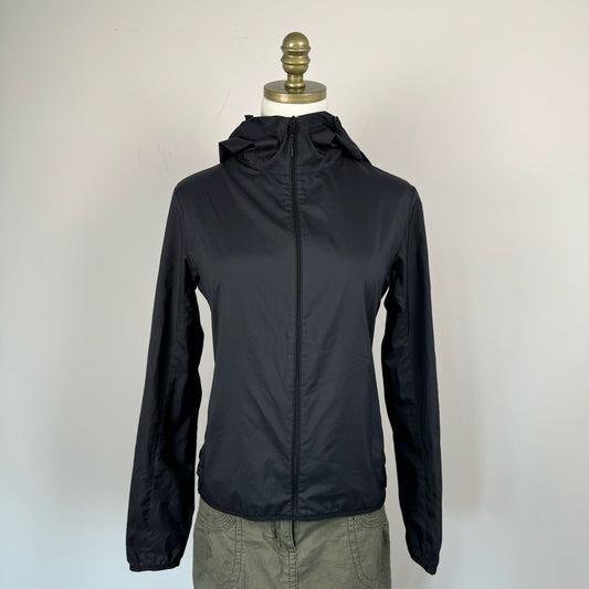 Black Light Weight Zip Up Jacket