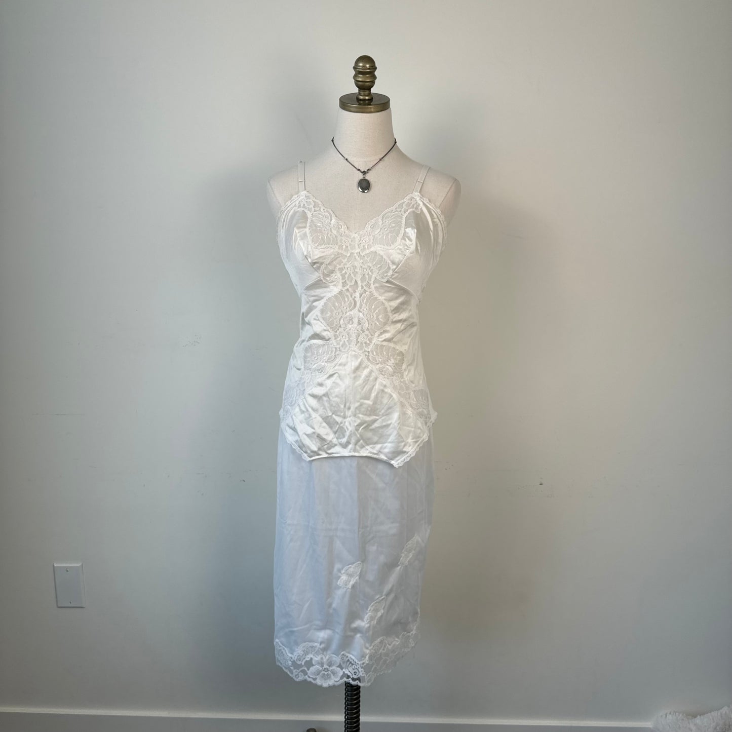 White Lace French Maid Cami