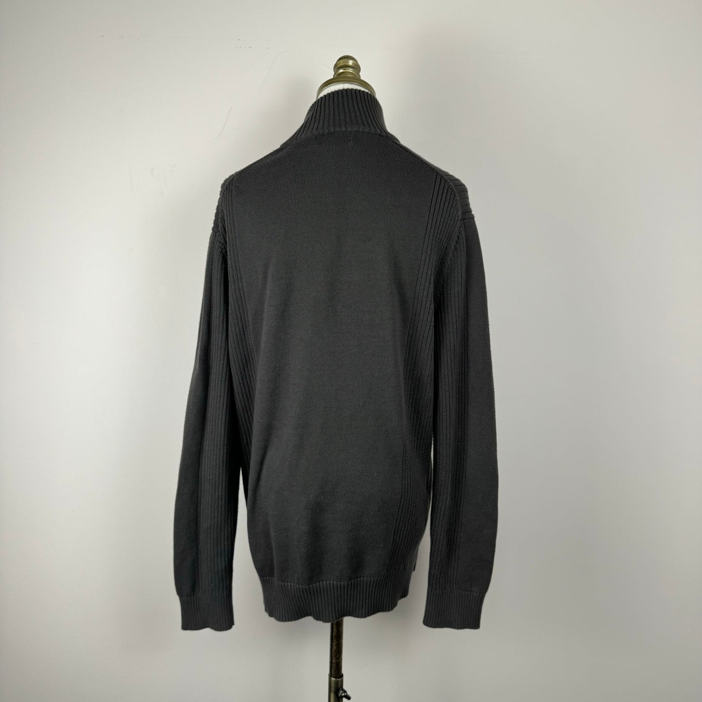 Calvin Klein Grey Quarter Zip Sweater