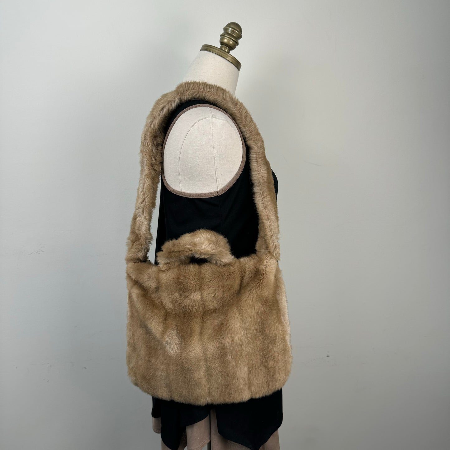 Faux Fur Shoulder Bag