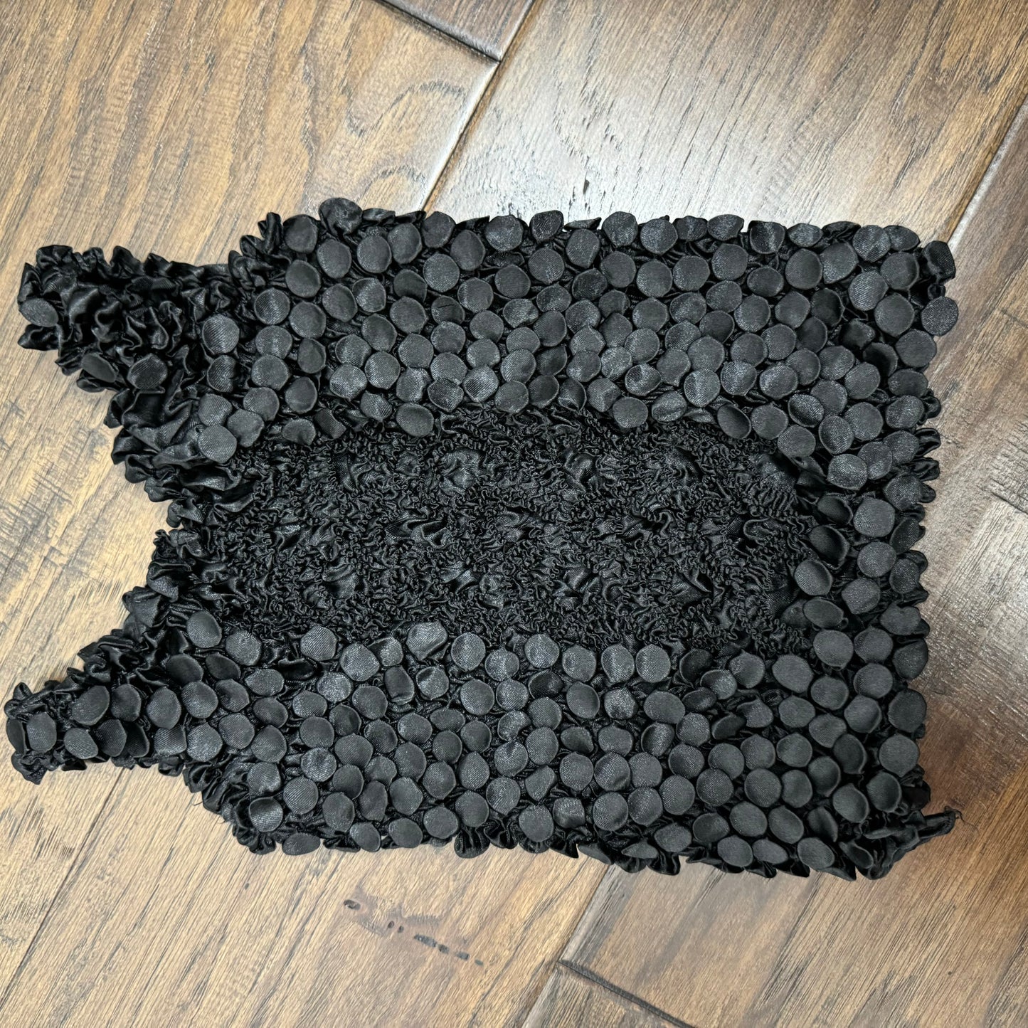 Vintage Black Textured Top