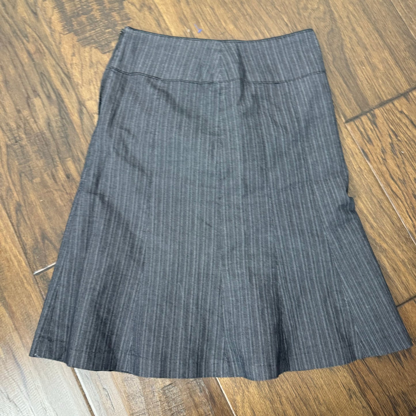 Vintage Pinstripe Midi Skirt