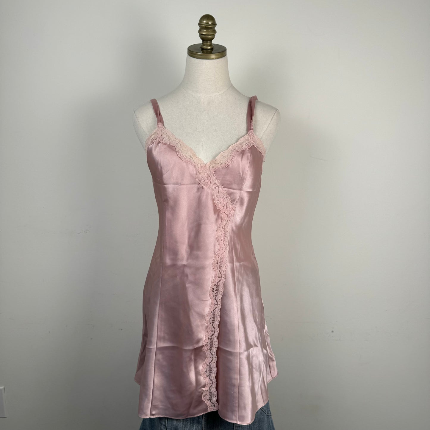 Y2K La Senza Babydoll Satin Slip Dress