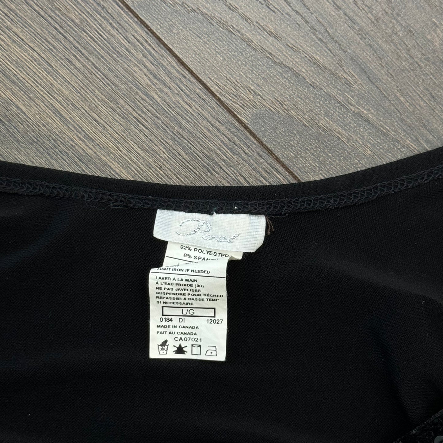 Vintage Black Babydoll Midi Dress