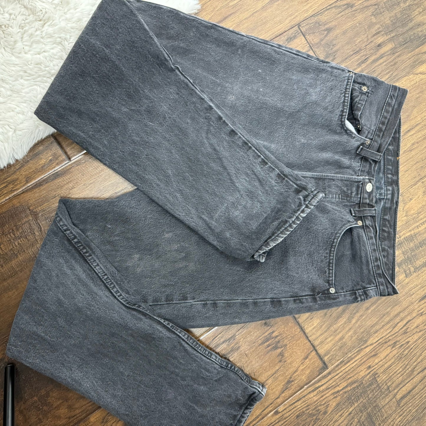 Levi's 501 Faded Black Jeans