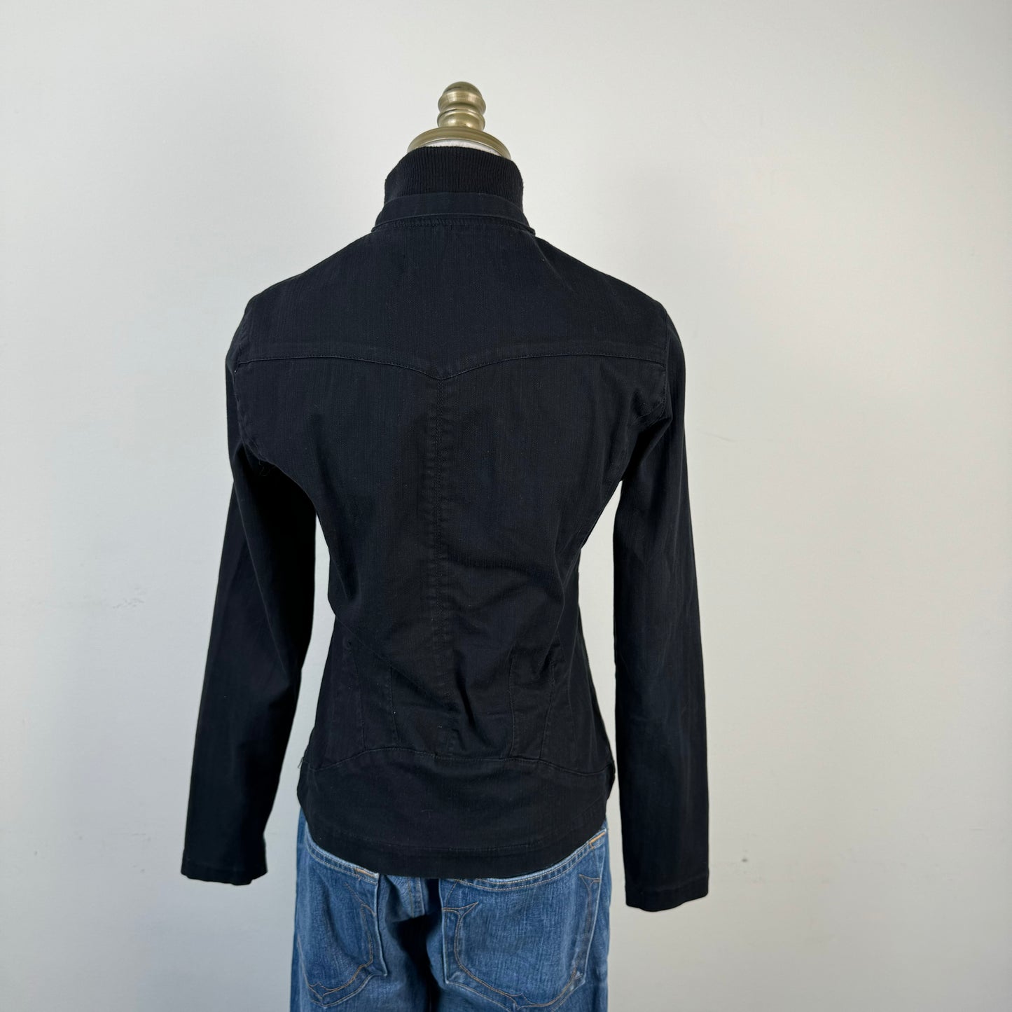 Black Fitted Moto Jacket