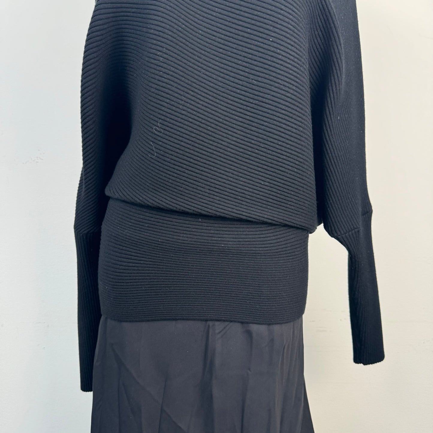 Black Off Shoulder Dolman Top