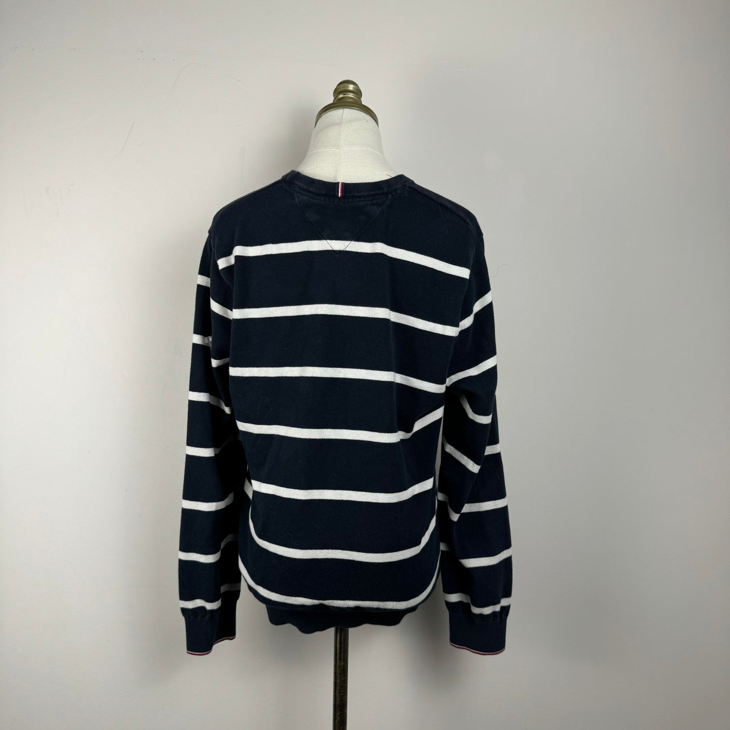 Tommy Striped Oversized Crewneck Sweater