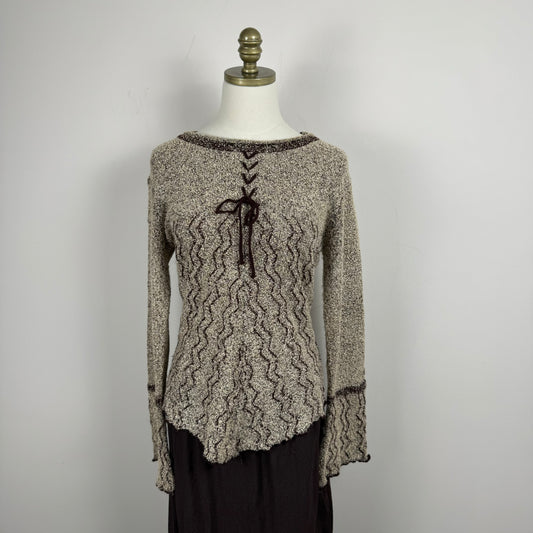 Boho Bell Sleeve Sweater