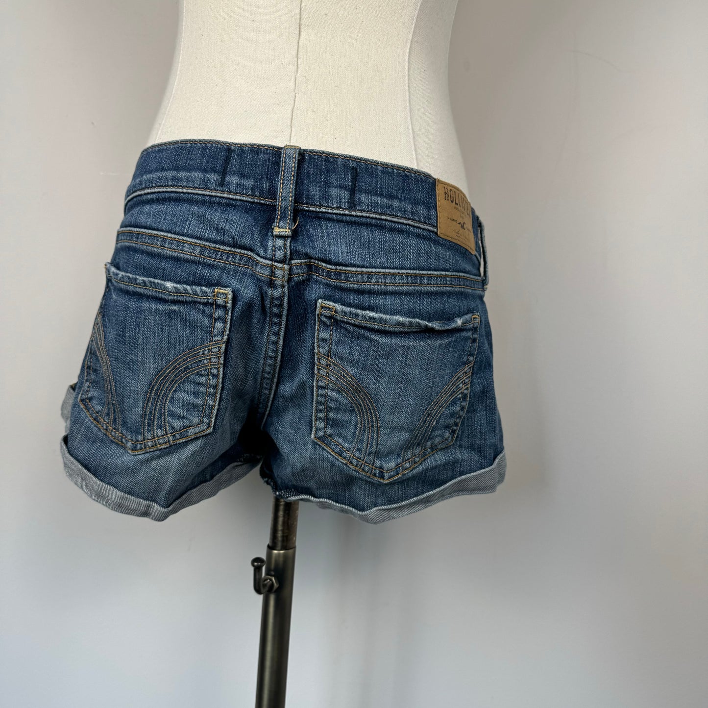 Y2K Micro Mini Denim Shorts