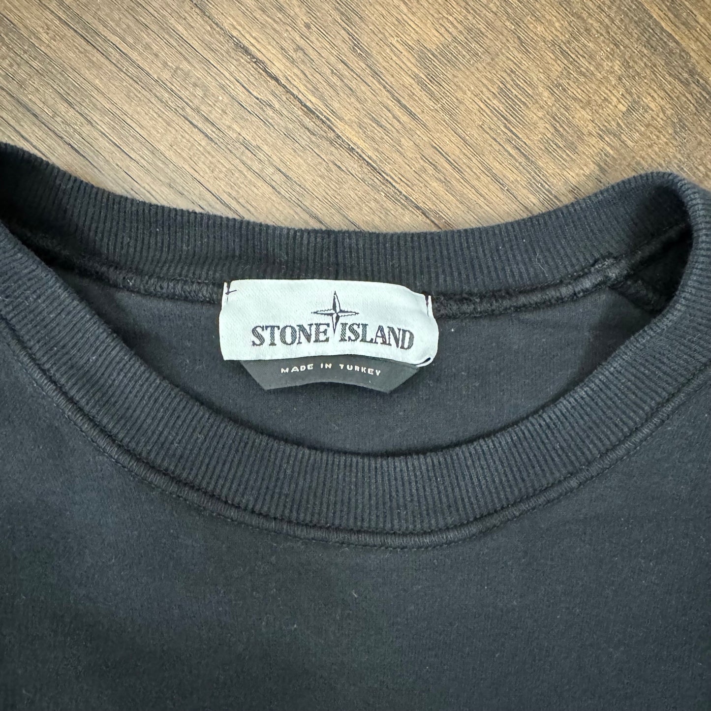 Black Stone Island Crewneck Sweater