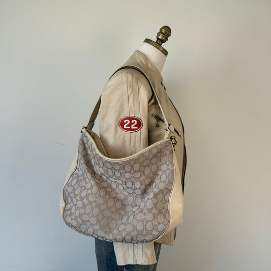 Coach Cream Shoulder Bag