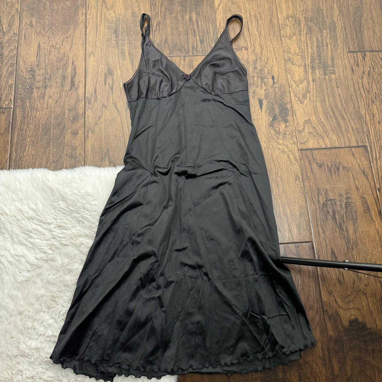 Vintage Black Babydoll Slip Dress