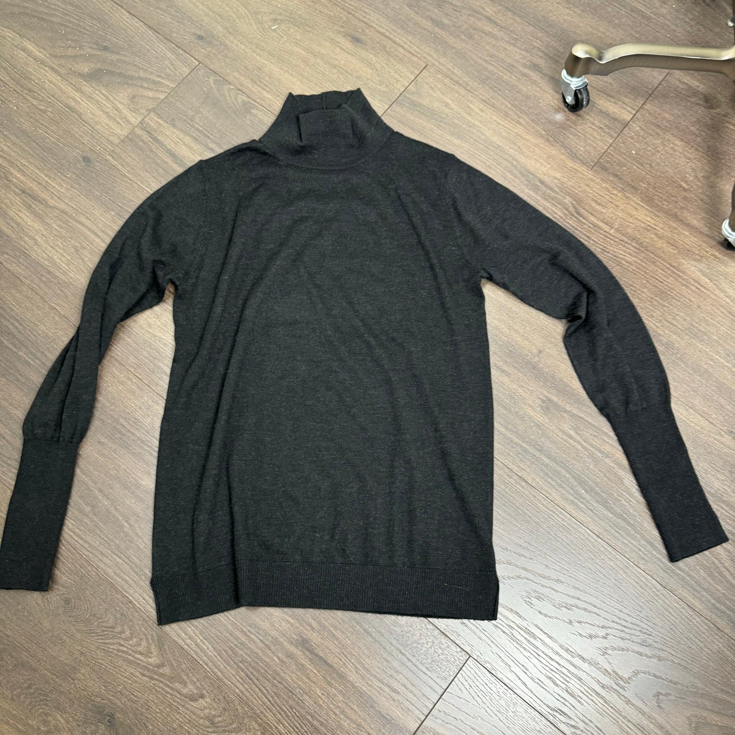 Dark Grey Turtleneck Sweater