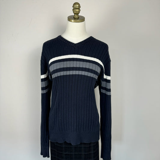 Vintage Navy Retro Sweater
