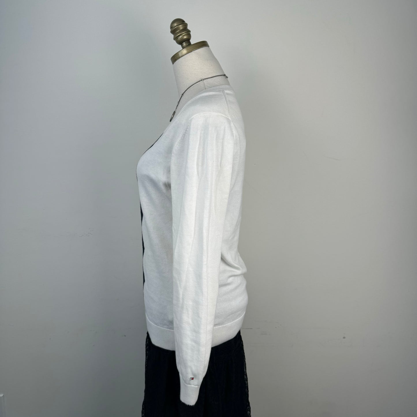 Tommy Cream Argyle Sweater