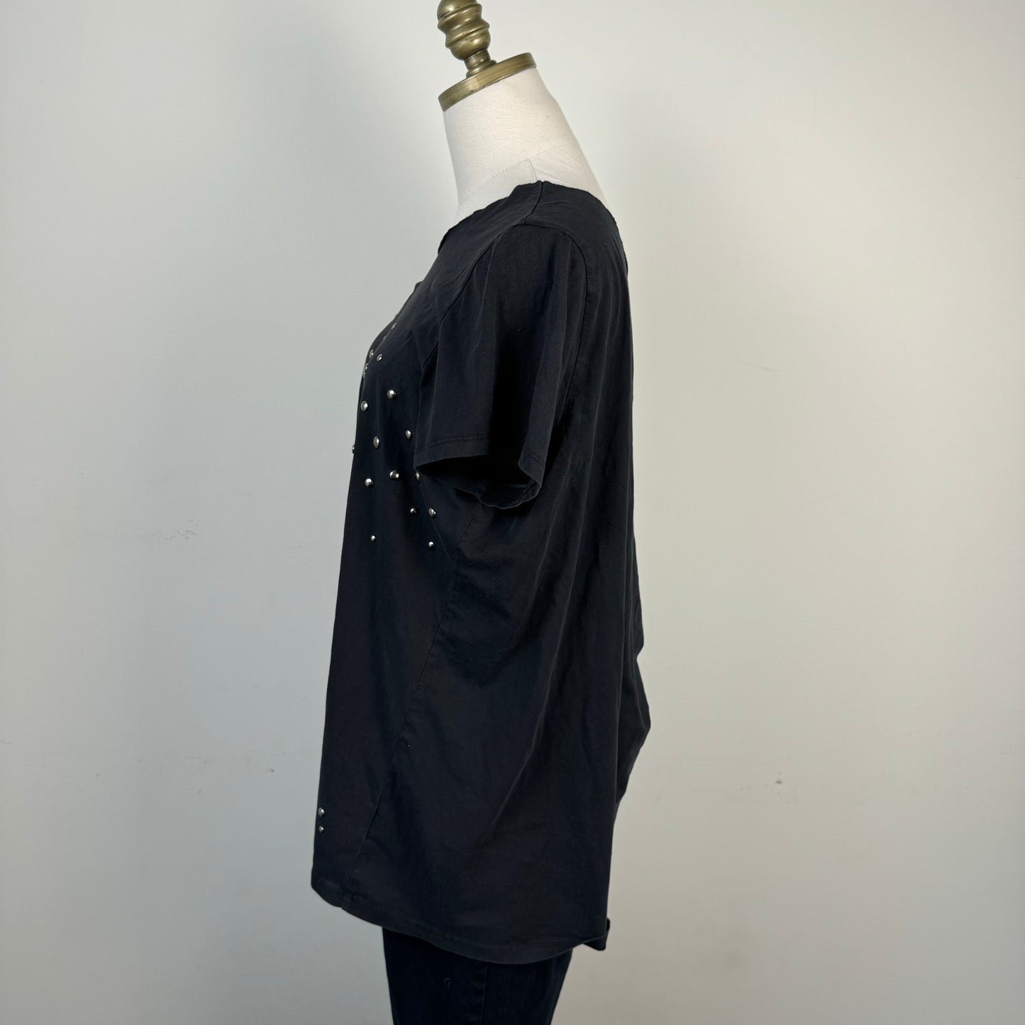 Studded Off Shoulder Top