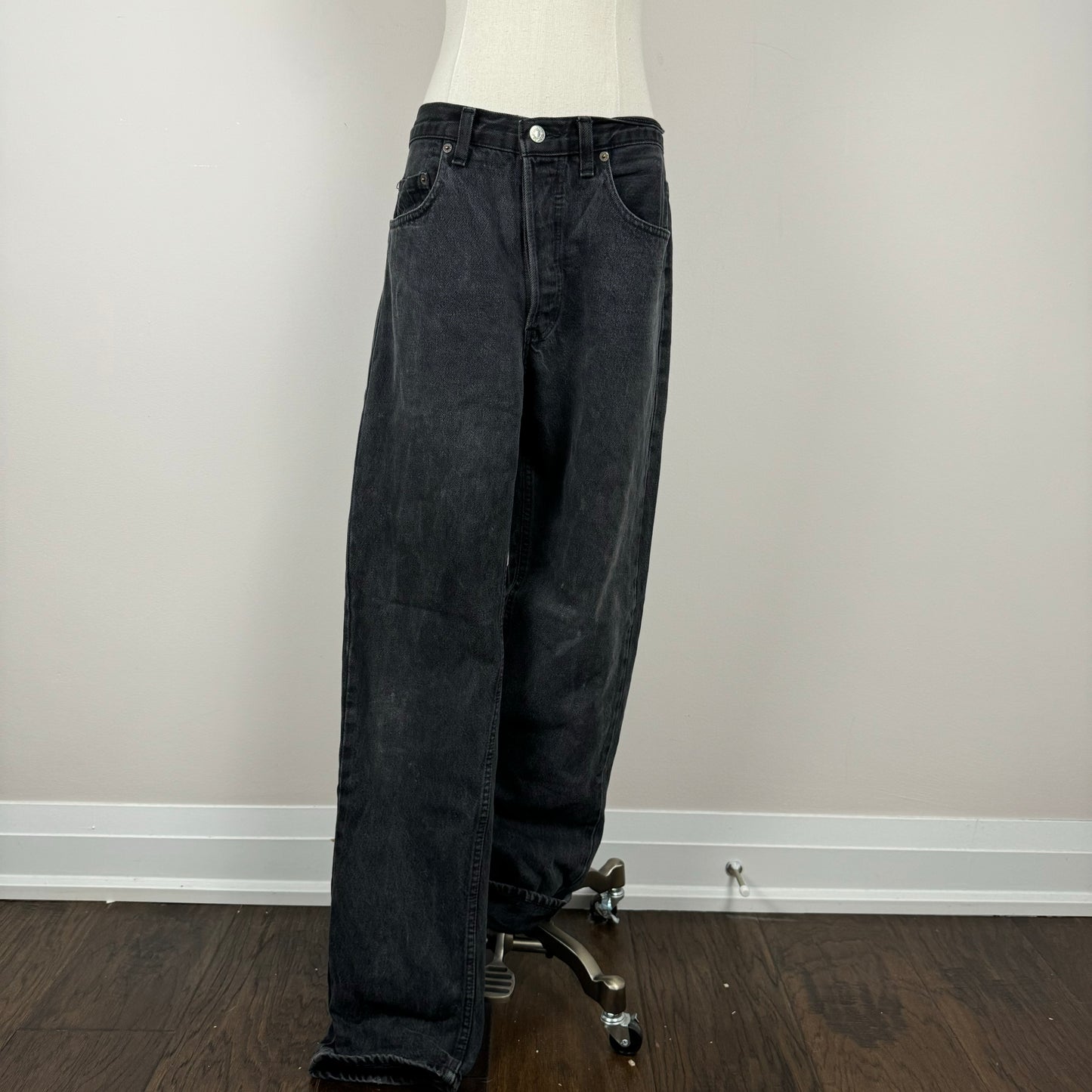 Levi's 501 Faded Black Jeans