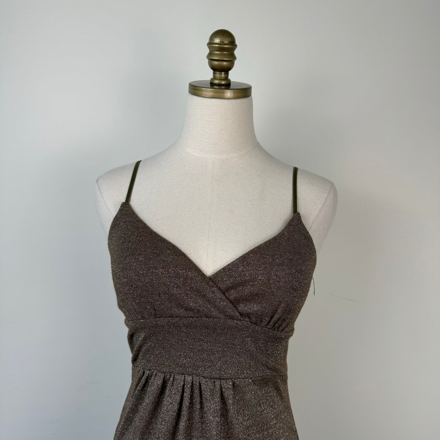 Vintage Costa Blanca Brown Babydoll Top